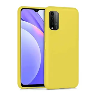 Xiaomi Redmi 9T Uyumlu Kılıf Nano içi Kadife Silikon - Sarı