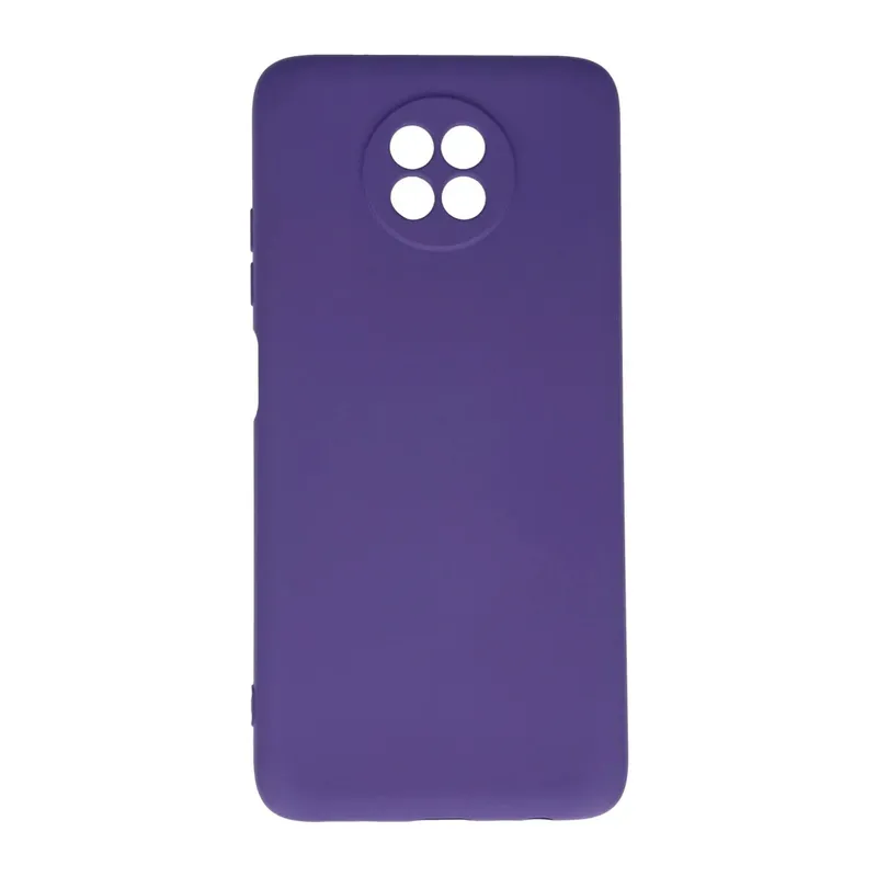 Xiaomi Redmi Note 9 5G Uyumlu Kılıf Nano içi Kadife Silikon - Mor