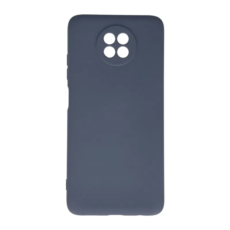 Xiaomi Redmi Note 9 5G Uyumlu Kılıf Nano içi Kadife Silikon - Gri