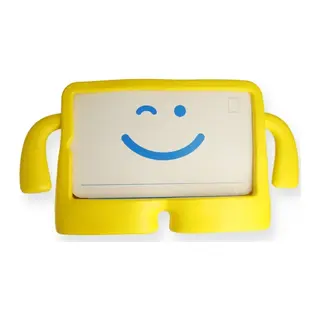 Apple iPad 4 9.7 Kılıf Karakter Tablet Silikon - Sarı