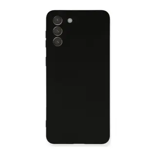 Samsung Galaxy S21 Plus Uyumlu Kılıf Nano içi Kadife Silikon - Siyah