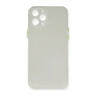Apple iPhone 12 Pro Max Uyumlu Kılıf PP Ultra İnce Kapak - Beyaz