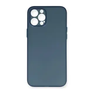 Apple iPhone 12 Pro Max Uyumlu Kılıf PP Ultra İnce Kapak - Mavi