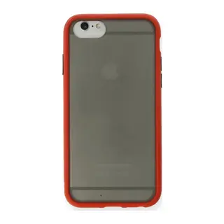 Apple iPhone 6 Uyumlu Kılıf Montreal Silikon Kapak - Kırmızı