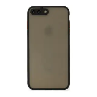 Apple iPhone 7 Plus Uyumlu Kılıf Montreal Silikon Kapak - Siyah