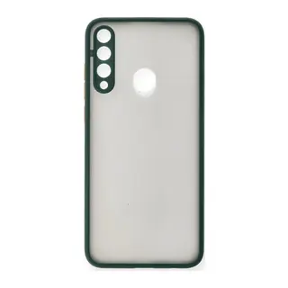 Huawei Y6P Uyumlu Kılıf Montreal Silikon Kapak - Yeşil