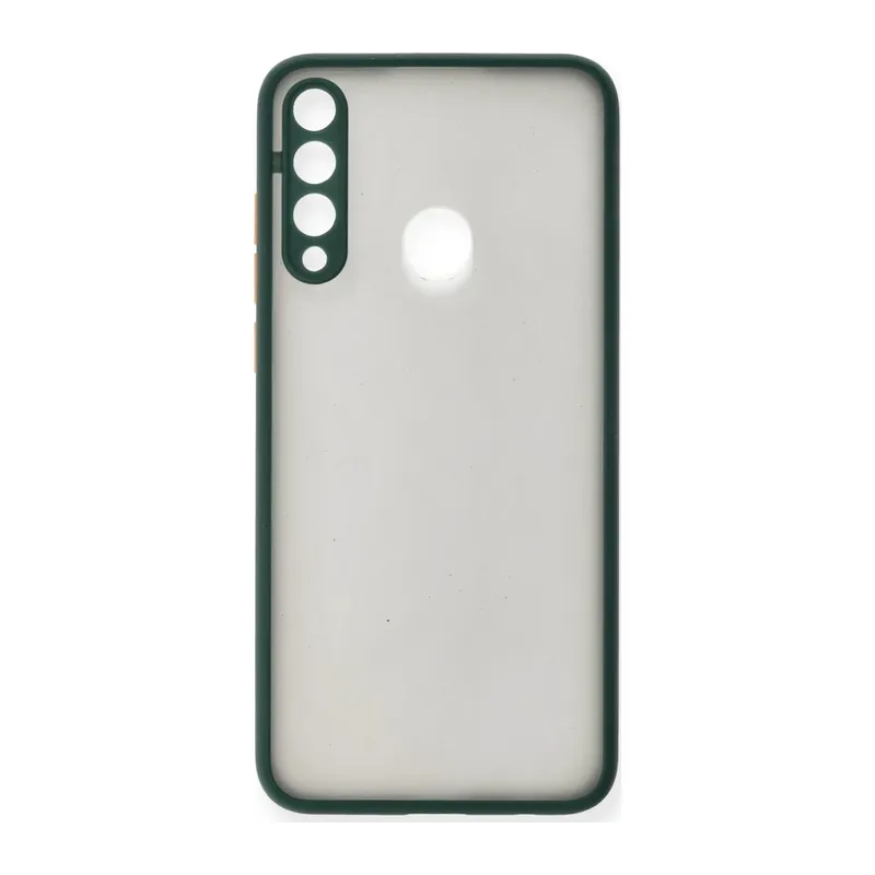 Huawei Y6P Uyumlu Kılıf Montreal Silikon Kapak - Yeşil