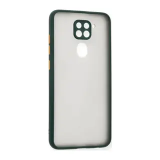 Xiaomi Redmi Note 9 Uyumlu Kılıf Montreal Silikon Kapak - Yeşil