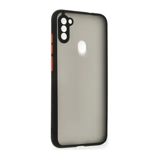 Samsung Galaxy A11 Uyumlu Kılıf Montreal Silikon Kapak - Siyah