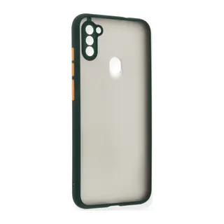 Samsung Galaxy A11 Uyumlu Kılıf Montreal Silikon Kapak - Yeşil