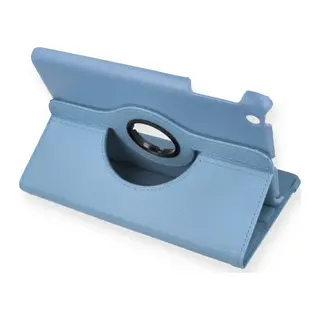 Apple iPad Mini 1 Kılıf 360 Tablet Deri Kılıf - Turkuaz