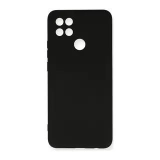 Oppo A15 Uyumlu Kılıf Nano içi Kadife Silikon - Siyah