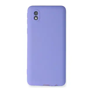 Samsung Galaxy A01 Core Uyumlu Kılıf First Silikon - Lila