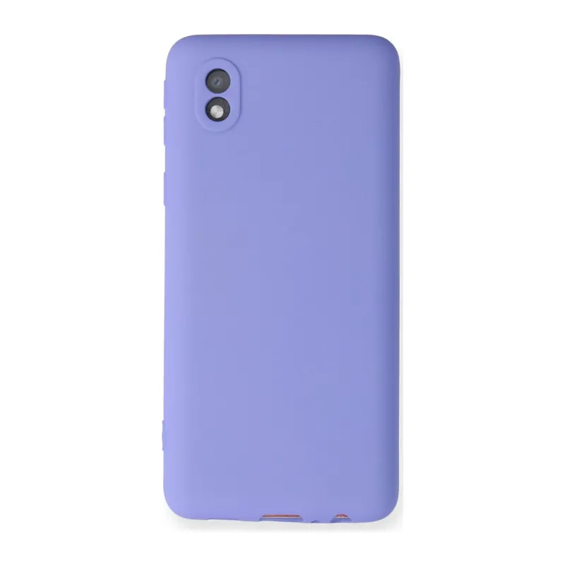 Samsung Galaxy A01 Core Uyumlu Kılıf First Silikon - Lila