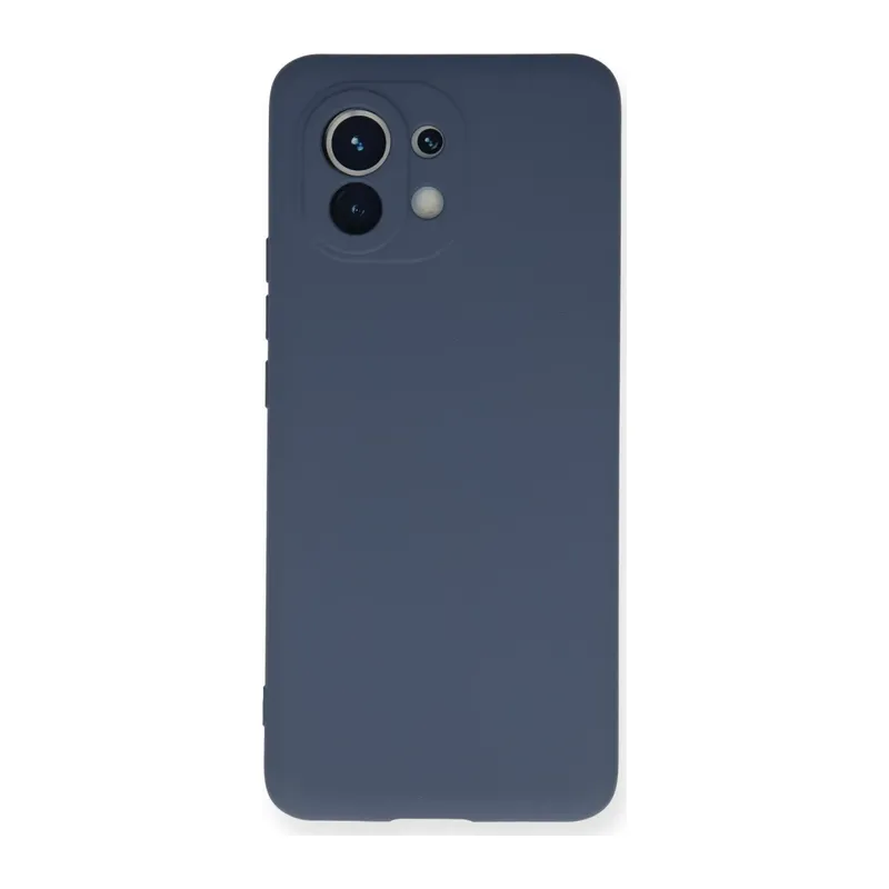 Xiaomi Mi 11 Uyumlu Kılıf Nano içi Kadife Silikon - Gri