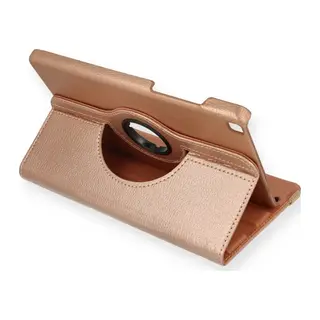 Samsung Galaxy T290 Tab A 8 Kılıf 360 Tablet Deri Kılıf - Rose Gold