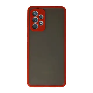Samsung Galaxy A72 Uyumlu Kılıf Montreal Silikon Kapak - Kırmızı