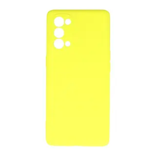 Oppo Reno 5 Pro Kılıf First Silikon - Sarı