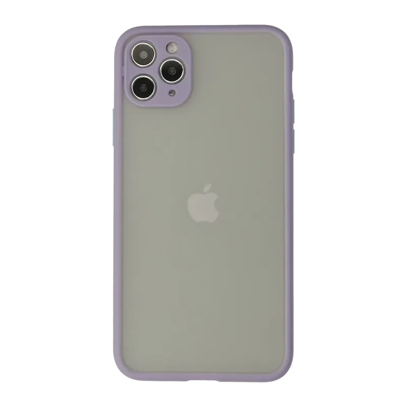 Apple iPhone 12 Pro Uyumlu Kılıf Montreal Silikon Kapak - Mor