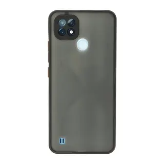 Realme C21 Uyumlu Kılıf Montreal Silikon Kapak - Siyah