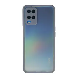 Oppo A54 4G Uyumlu Kılıf Montreal Silikon Kapak - Gri