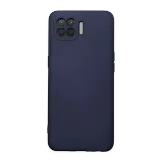 Oppo Reno 4 Lite Uyumlu Kılıf Nano içi Kadife Silikon - Lacivert