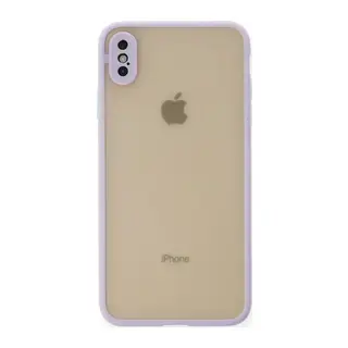 Apple iPhone XS Max Uyumlu Kılıf Montreal Silikon Kapak - Mor