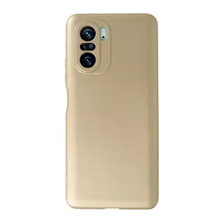 Xiaomi Poco F3 Uyumlu Kılıf First Silikon - Gold