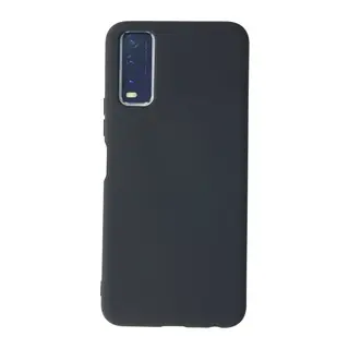 Vivo Y11S Uyumlu Kılıf Nano içi Kadife Silikon - Gri