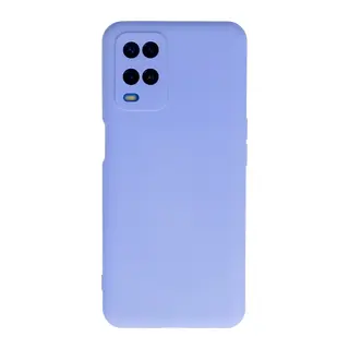 Oppo A54 4G Uyumlu Kılıf Nano içi Kadife Silikon - Lila