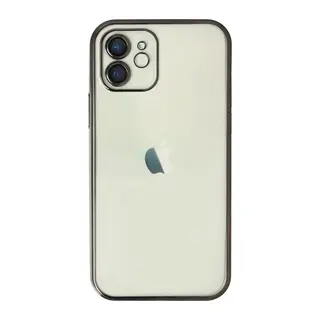 Apple iPhone 11 Uyumlu Kılıf Lensli Silikon - Siyah