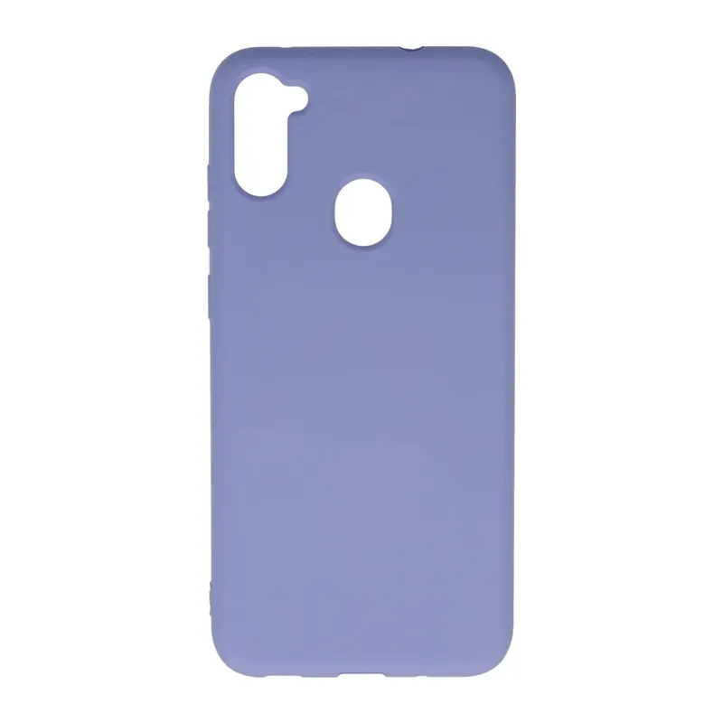 Samsung Galaxy A11 Uyumlu Kılıf Nano içi Kadife Silikon - Lila
