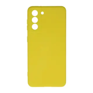 Samsung Galaxy S21 Uyumlu Kılıf Nano içi Kadife Silikon - Sarı