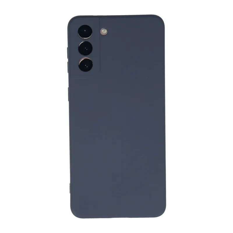 Samsung Galaxy S21 Plus Uyumlu Kılıf Nano içi Kadife Silikon - Gri