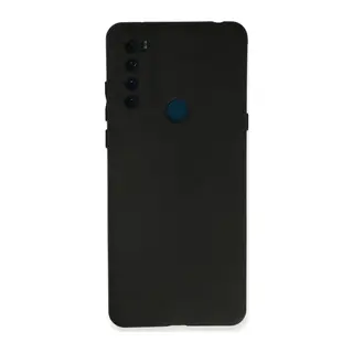 TCL 20 SE Uyumlu Kılıf First Silikon - Siyah