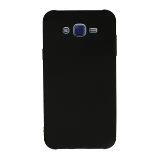 Samsung Galaxy J7 Uyumlu Kılıf Nano içi Kadife Silikon - Siyah