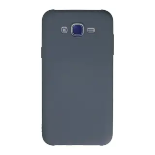 Samsung Galaxy J7 Uyumlu Kılıf Nano içi Kadife Silikon - Gri