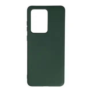 Samsung Galaxy S20 Ultra Uyumlu Kılıf Nano içi Kadife Silikon - Koyu Yeşil