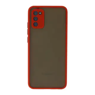 Samsung Galaxy A03S Uyumlu Kılıf Montreal Silikon Kapak - Kırmızı