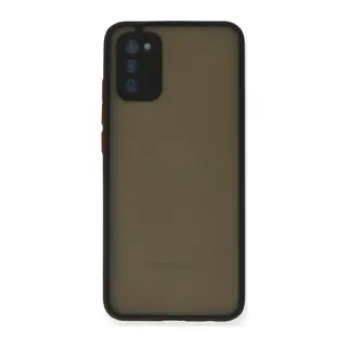 Samsung Galaxy A03S Uyumlu Kılıf Montreal Silikon Kapak - Siyah