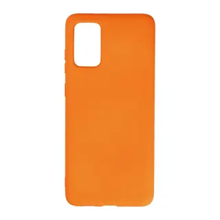 Samsung Galaxy S20 Plus Uyumlu Kılıf Nano içi Kadife Silikon - Turuncu