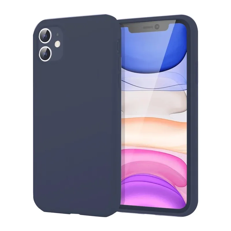 Apple iPhone 11 Kılıf First Silikon - Lacivert