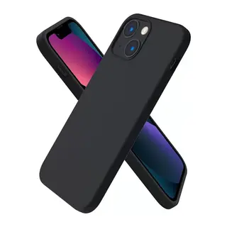 Apple iPhone 13 Mini Uyumlu Kılıf First Silikon - Siyah