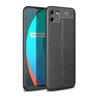 Realme C11 Uyumlu Kılıf Auto Focus Kapak - Siyah