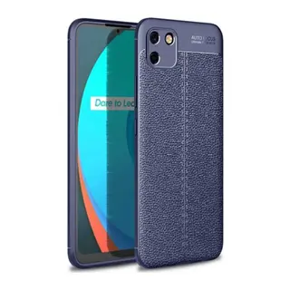 Realme C11 Uyumlu Kılıf Auto Focus Kapak - Lacivert