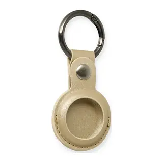 Airtag Anahtarlık Deri Kılıf - Gold
