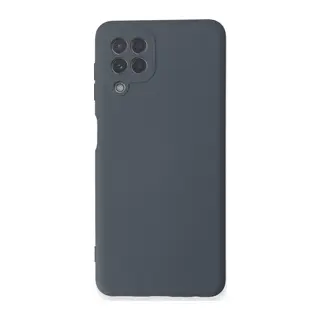 Samsung Galaxy A22 Uyumlu Kılıf Nano içi Kadife Silikon - Gri