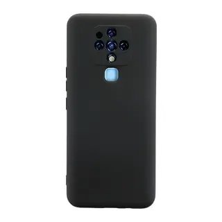 Tecno Camon 16 Uyumlu Kılıf Nano içi Kadife Silikon - Siyah