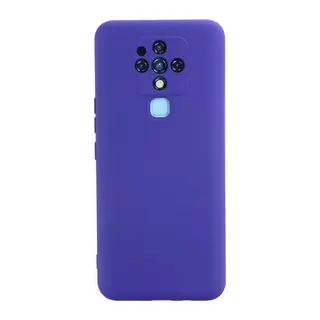 Tecno Camon 16 Uyumlu Kılıf Nano içi Kadife Silikon - Mor