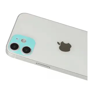 Apple iPhone 12 Uyumlu Rainbow Kamera Lens Koruma Cam - Yeşil